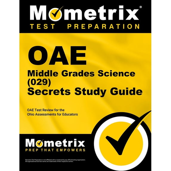 Oae Middle Grades Science (029) Secrets Study Guide : Oae Test Review for the Ohio Assessments for Educators (Paperback)
