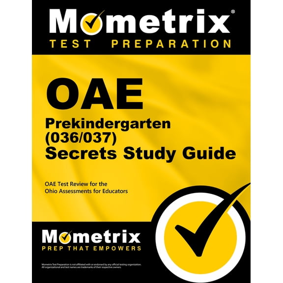 Oae Prekindergarten (036/037) Secrets Study Guide : Oae Test Review for the Ohio Assessments for Educators (Paperback)