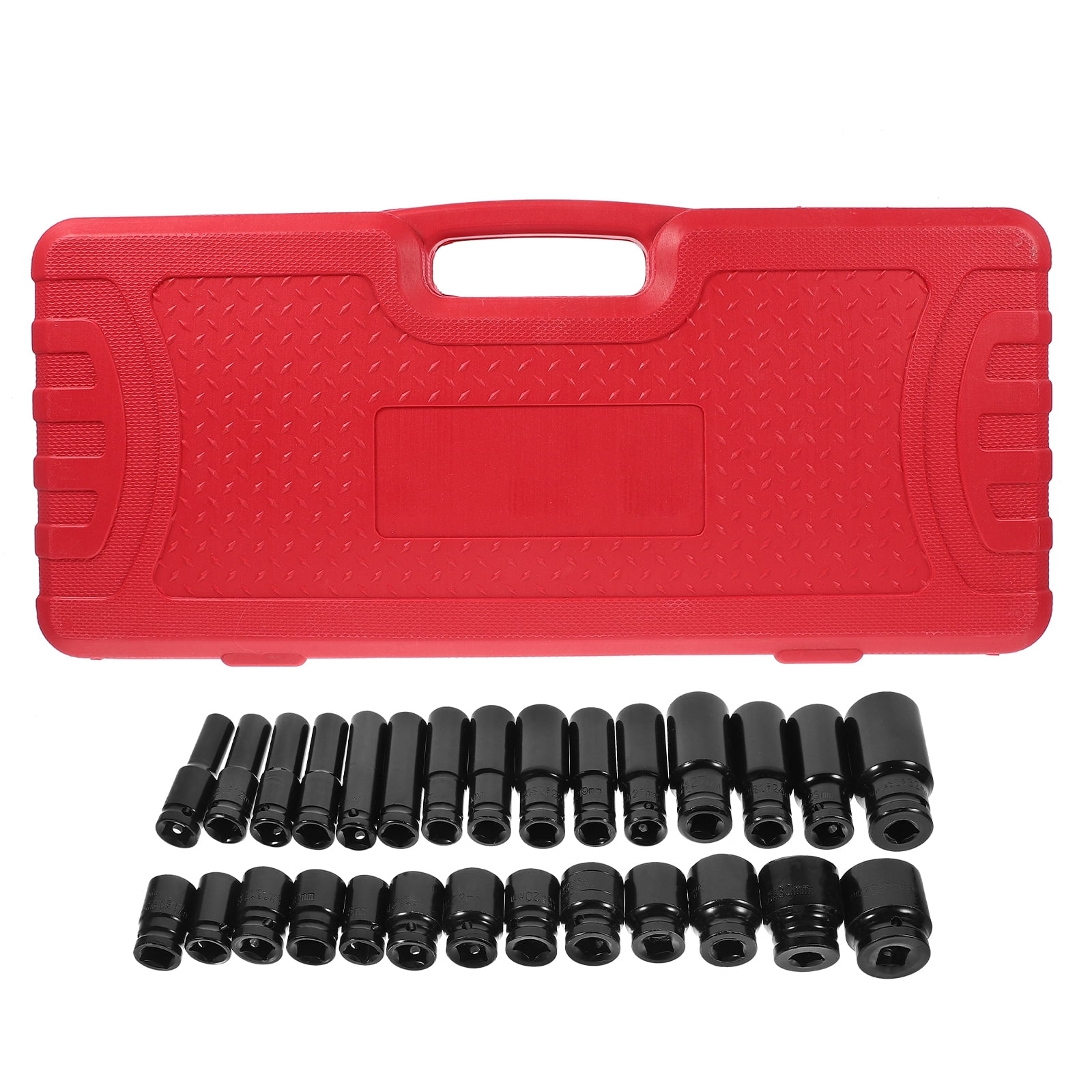 MUSEYA Drive Socket Set Steel for Mechanics 1 Set 35 Pieces - Walmart.com