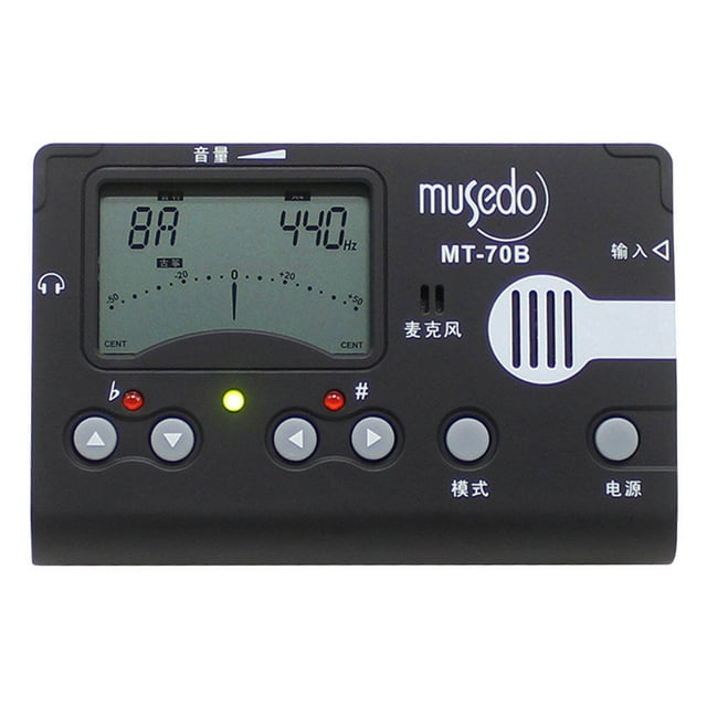 Oahisha 1Pc 3 In 1 Digital Metronome Tuner Durable Tone Generator for