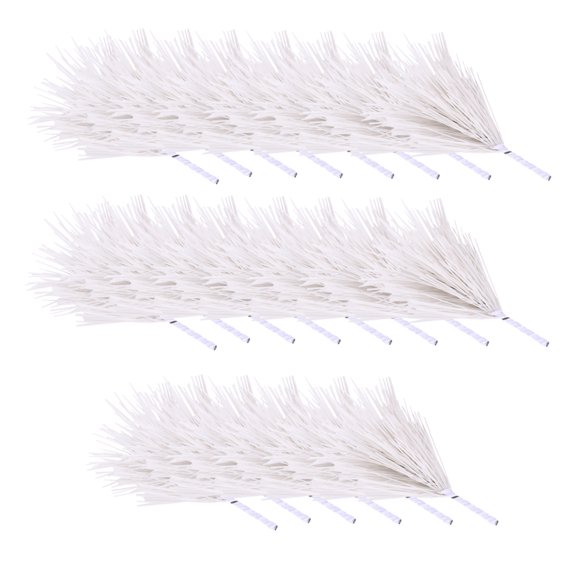 OATIPHO Lifelike White Plastic Pine Needles for Versatile DIY Projects 30Pcs
