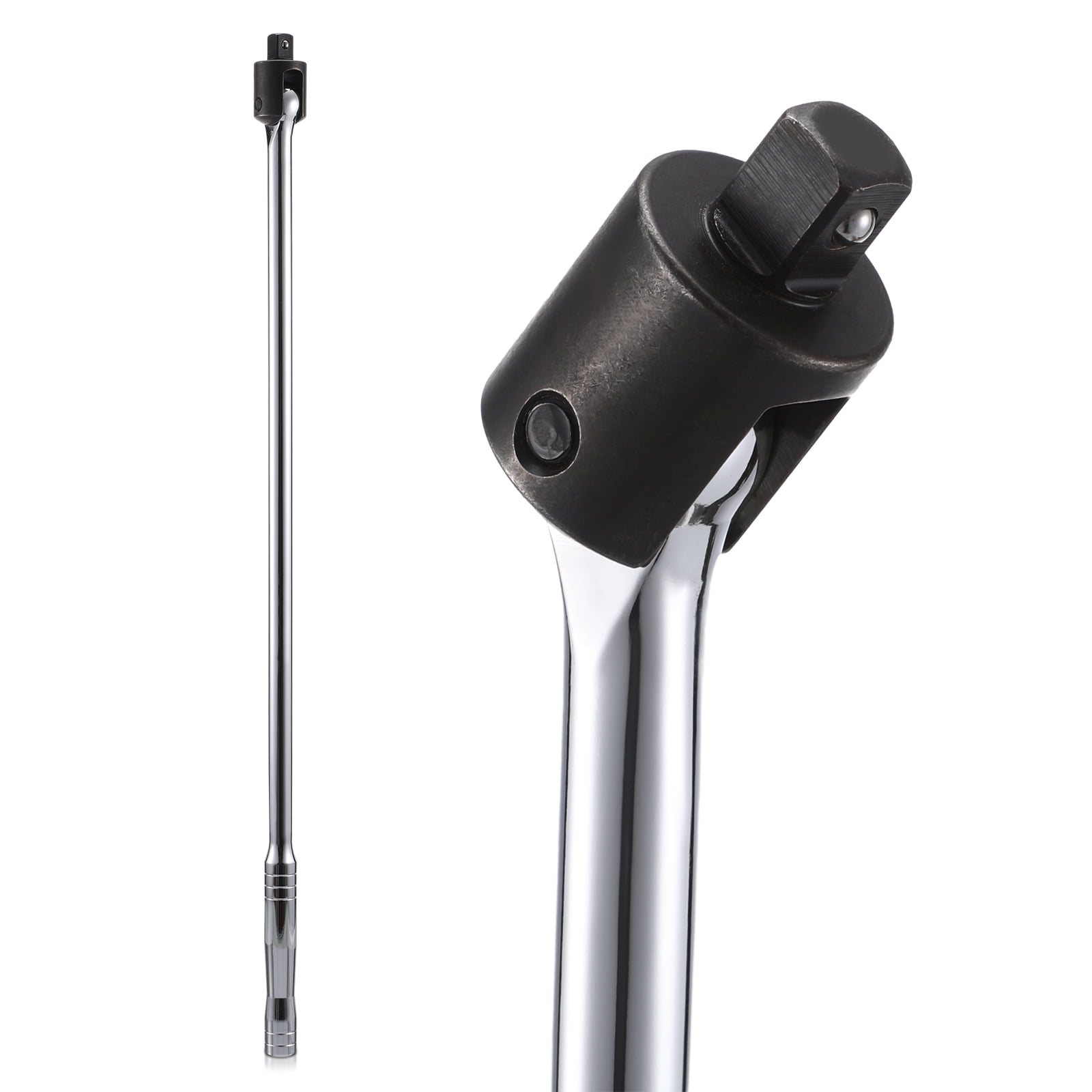 Oahisha Breaker Bar Wheel Wrench 180 Degree Rotatable Breaker Bar 1/2 Drive Socket Spanner