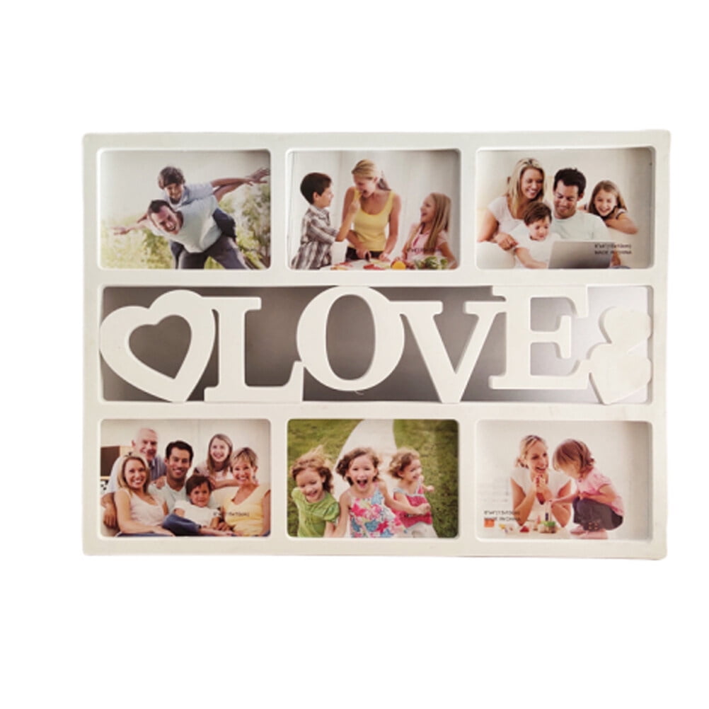Oahisha Family Photo Frame Plastic,Collage Picture Frame Love Photo