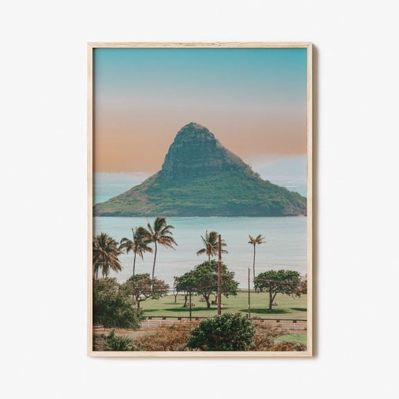 Oahu Colorful Poster Print, Oahu Photo Wall Art, Oahu Travel Street Map Poster, City Map