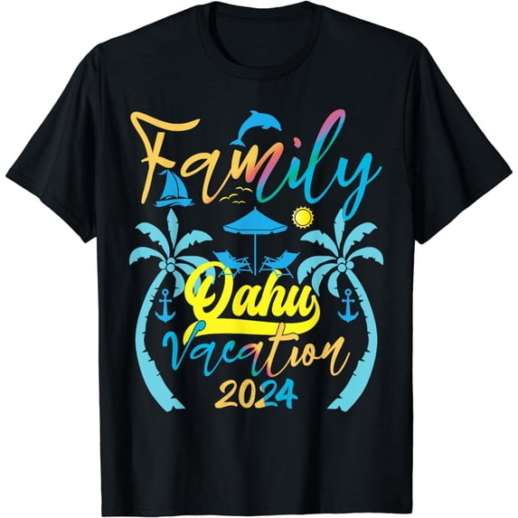 Oahu Family Vacation 2024 Oahu Hawaii Vacation Souvenir T-Shirt