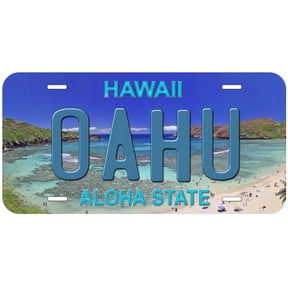 Oahu HI TAG01 Novelty Car Auto License Plate