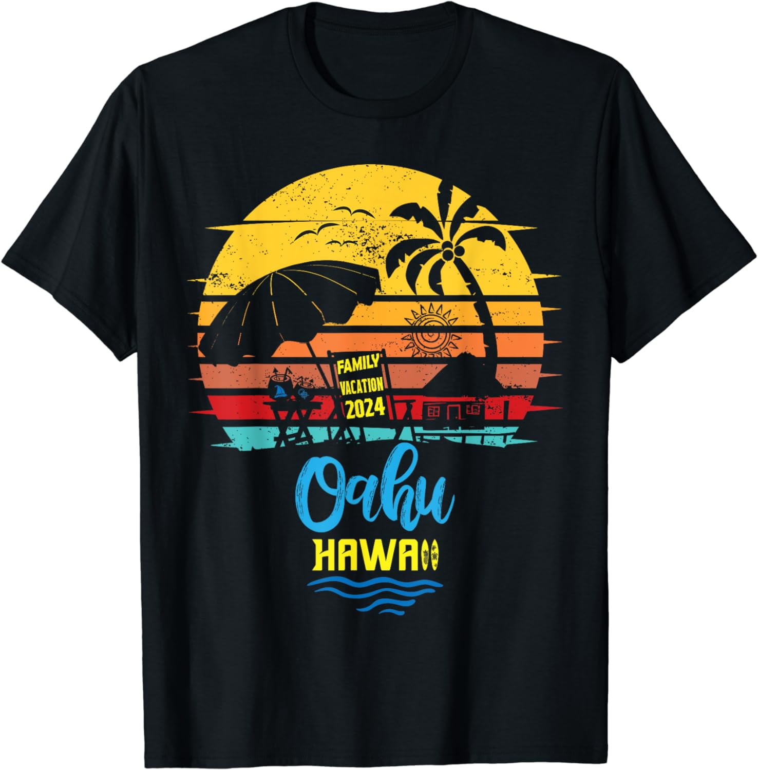 Oahu Hawaii 2024 Vacation Matching Family Vacation 2024 TShirt