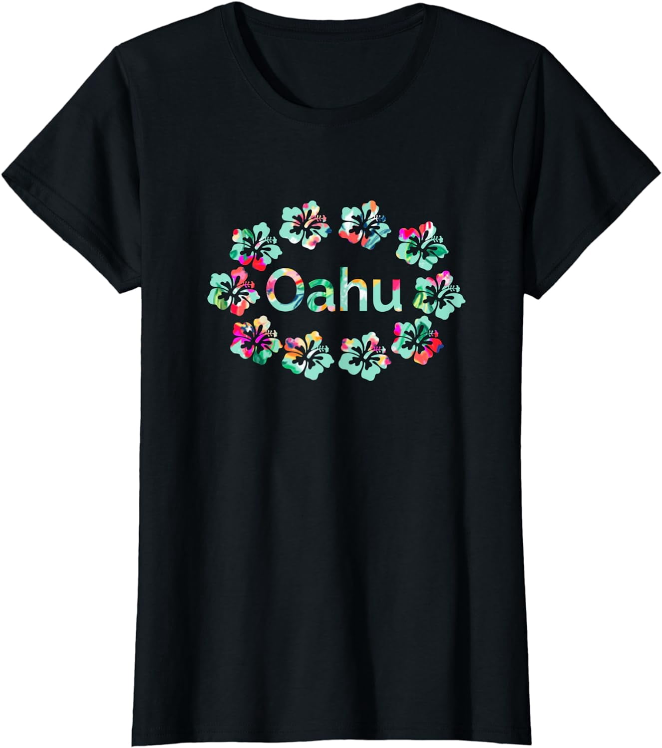 Vintage RYU SPORTS FLORAL Hibiscus Floral Surf Tee Shirt Top Hawaii Summer Vacation main image 0
