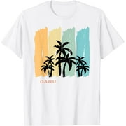 Oahu Palm Hawaii Aloha Gift Waikiki Island Honolulu Souvenir T-Shirt