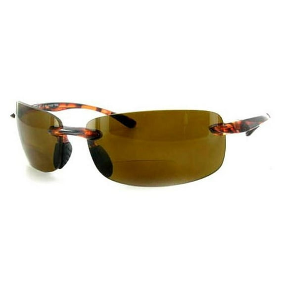 "Oahu Sun" Bifocal Sunglasses Color: Tortoise w/ Amber Lens, Power: 1.5