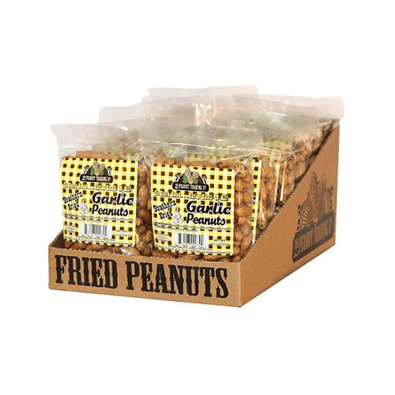 Oak Alley Farms  Garlic Fried Peanuts - 12ct Counter Display