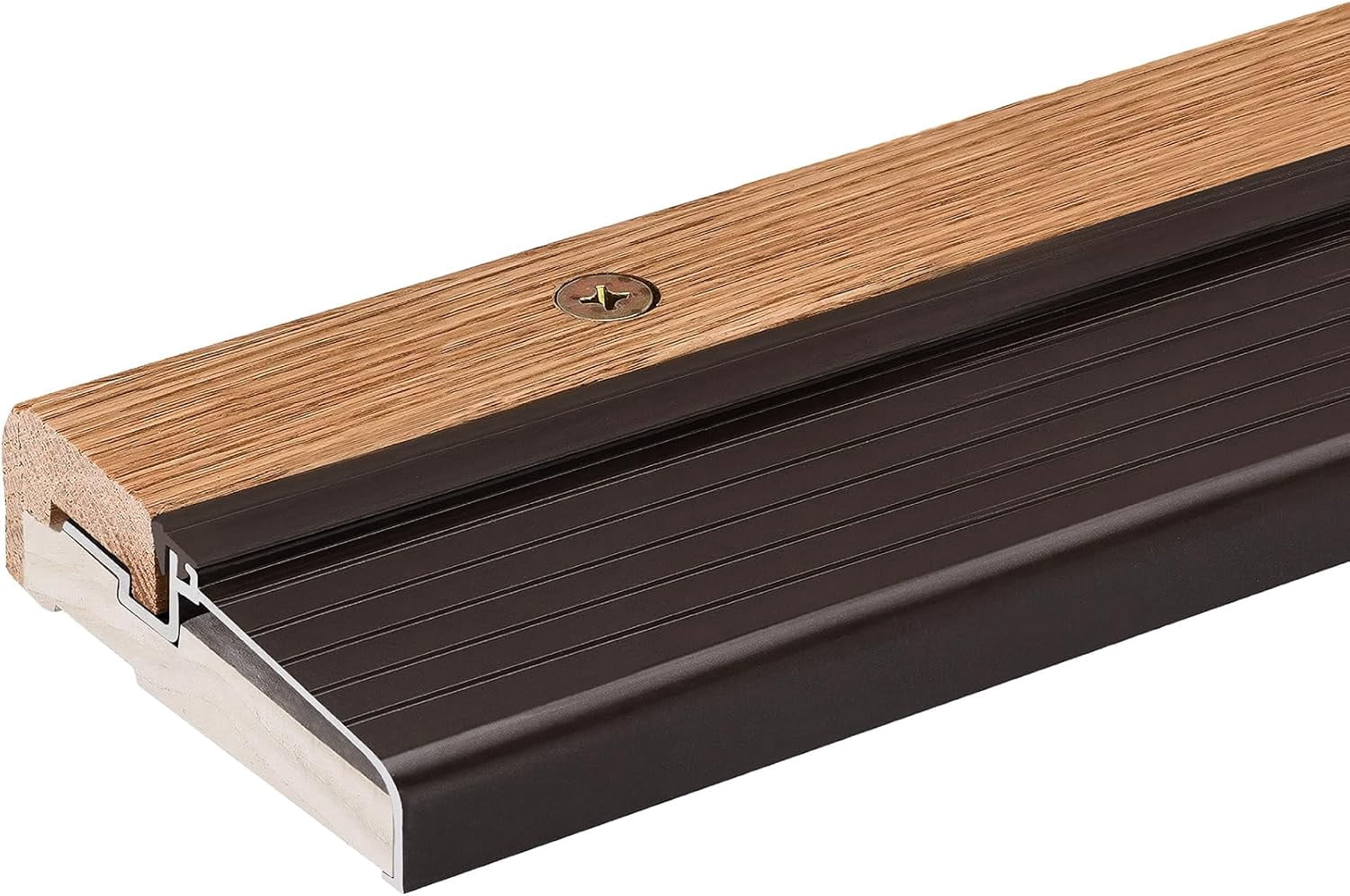 Randall Manufacturing Adjustable Red Oak & Aluminum Threshold for ...