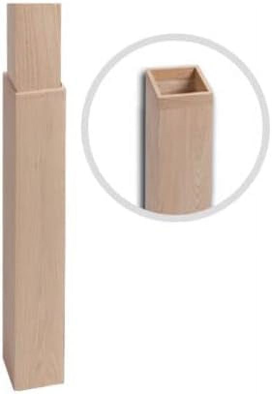 Oak BASE400041/2" X 213/4" Base Sleeve For 31/4" Wood Newel