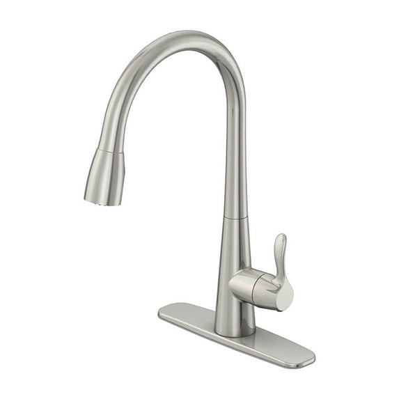 Oak Brook Vela One Handle Kitchen Faucet with Pulldown Sprayer