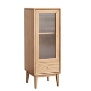 Oak Cabinet with 2 Shelves and 1 Drawer | Meet Various Storage Needs | Simplify Your Life