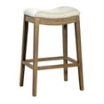 thumbnail image 1 of Oak Counter Stool, Linen, 1 of 5