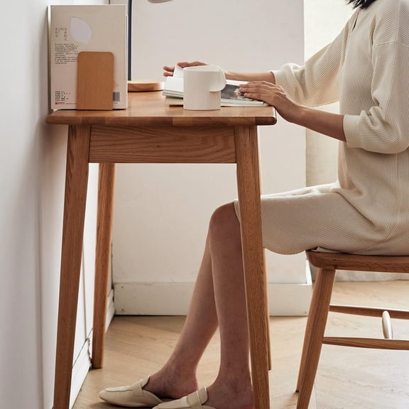 Oak Wood Work Desk / Make Home Work More Enjoyable