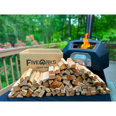Oak Firewood for Pizza Ovens, 5 Inch Kiln Dried Wood - 1,000 Cubic Inches
