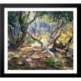 thumbnail image 1 of Oak Grove, Carmel 30x28 Large Black Wood Framed Print Art by Guy Rose, 1 of 2
