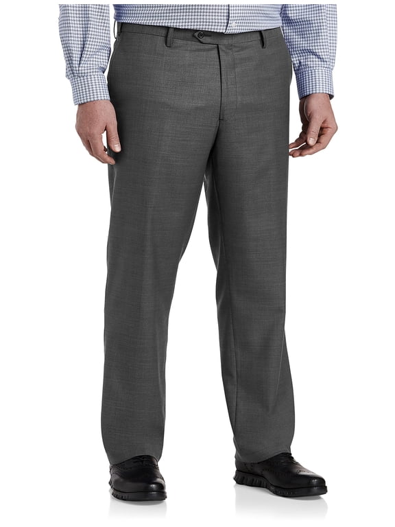 Sharkskin Suit Pants Grey 52 x 30