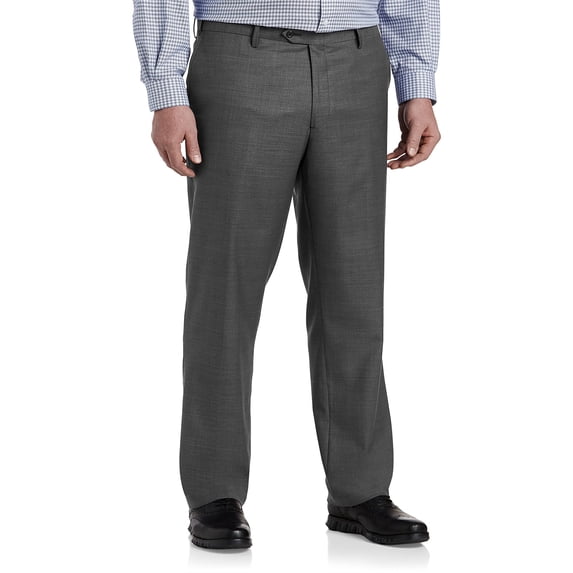 Sharkskin Suit Pants Grey 56 x 30
