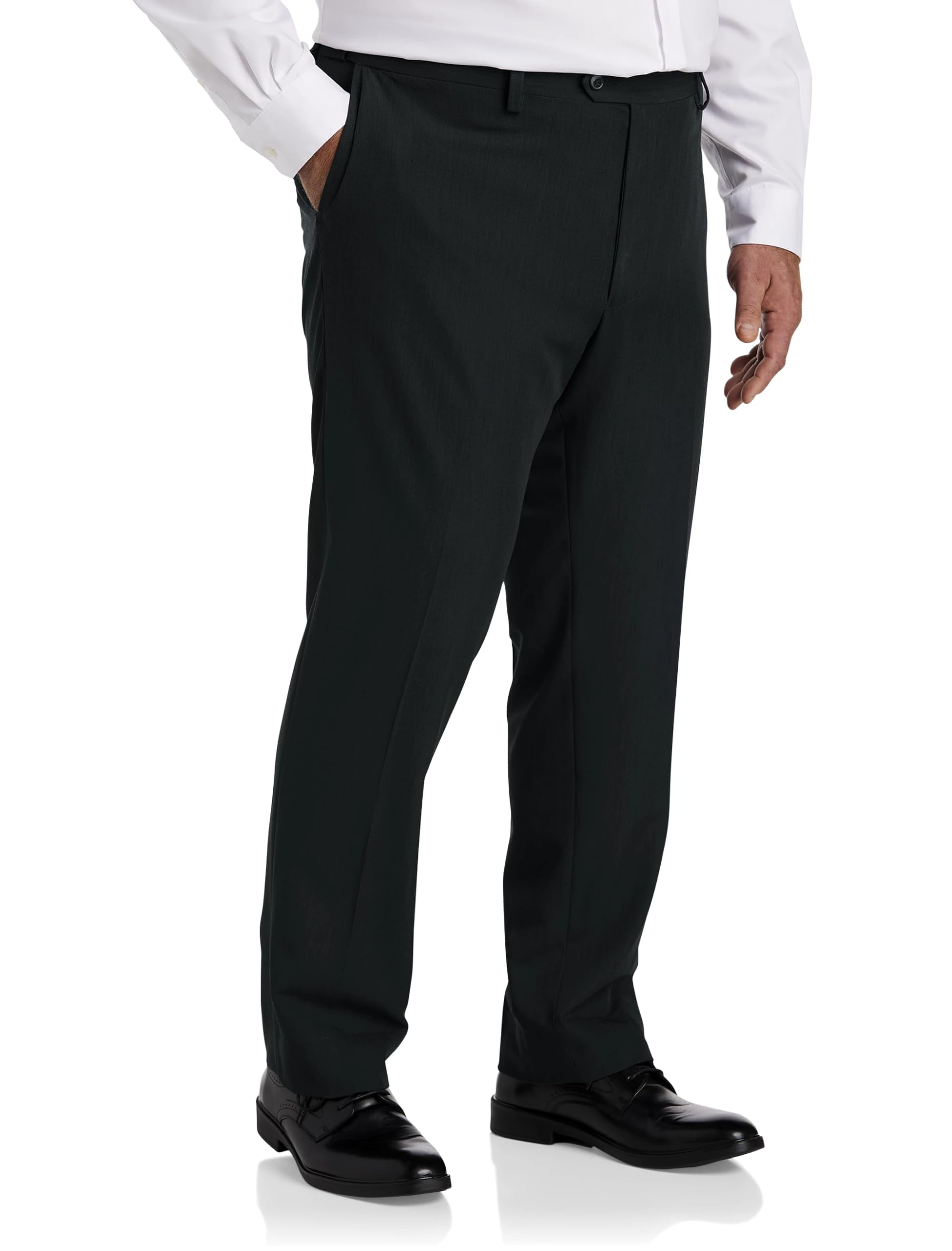 Easy Stretch Dress Pants Black 46 x 30 - Walmart.com