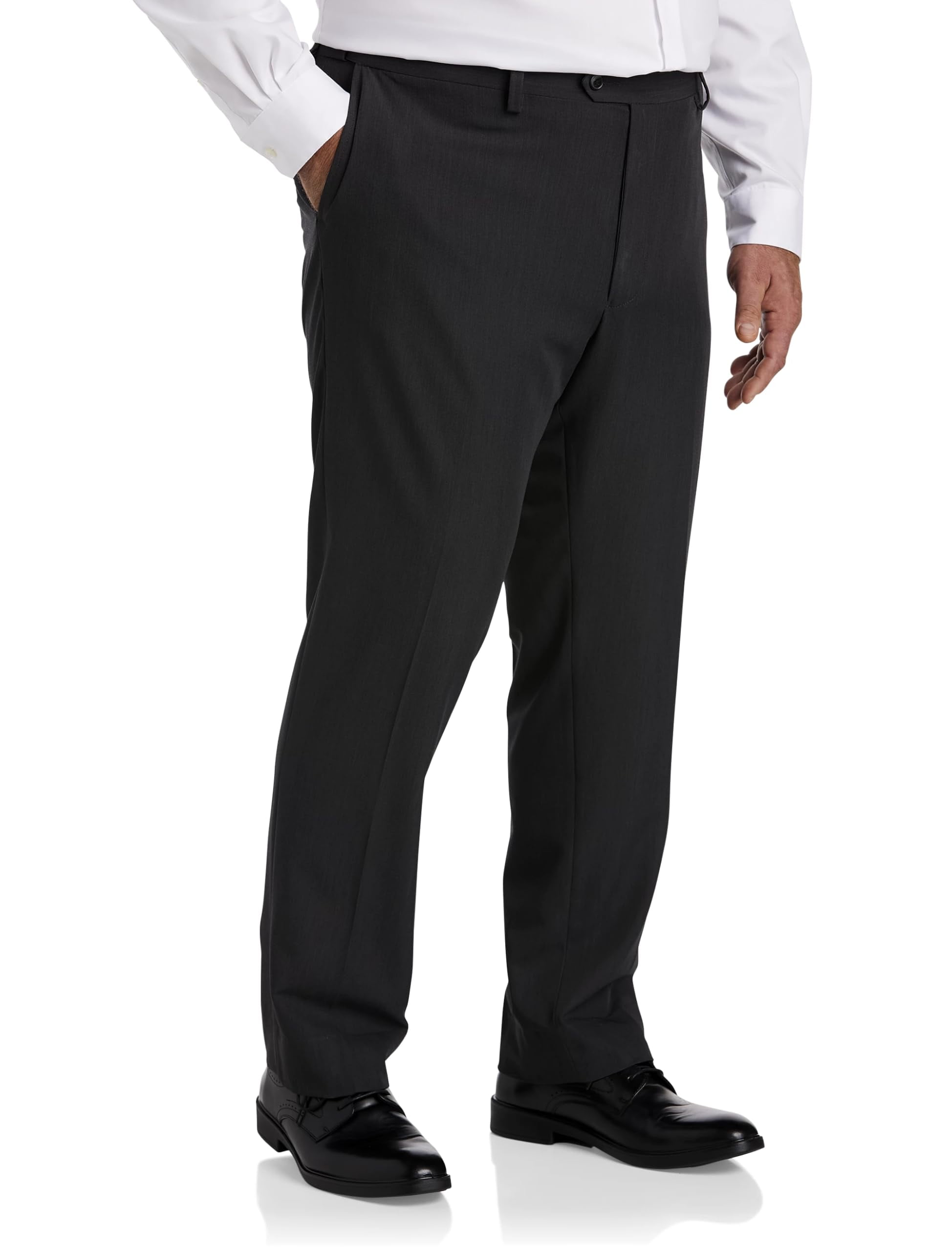 Easy Stretch Dress Pants Black 46 x 30 - Walmart.com