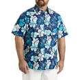 thumbnail image 1 of Floral Sport Shirt Multi Blue 1XL, 1 of 3