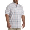 thumbnail image 1 of Medium Plaid Sport Shirt Pink Blue 1XLT, 1 of 3