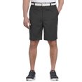 thumbnail image 1 of Oak Hill by DXL Men's Big and Tall  Men's Big and Tall Flat-Front Waist-Relaxer Microfiber Shorts, Charcoal, 58W, 1 of 3