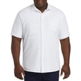thumbnail image 1 of Oak Hill by DXL Men's Big and Tall Seersucker Stripe Sport Shirt, White, 4XLT, 1 of 7