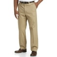 thumbnail image 1 of Oak Hill by DXL Men's Big and Tall Straight-Fit Waist-Relaxer Stretch Twill Pants, Khaki, 48W X 32L, 1 of 3