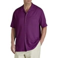 thumbnail image 1 of Solid Camp Shirt Plum Caspia 6XL, 1 of 3