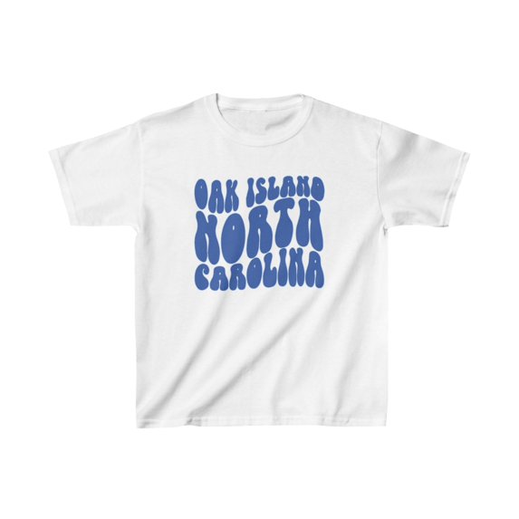 Oak Island NC North Carolina Kids Shirt Gifts Boys Girls Youth Tee Tshirt