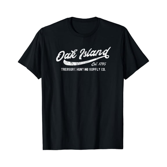 Oak Island Tresure Hunting Supply Vintage Templar or Free Ma T-Shirt