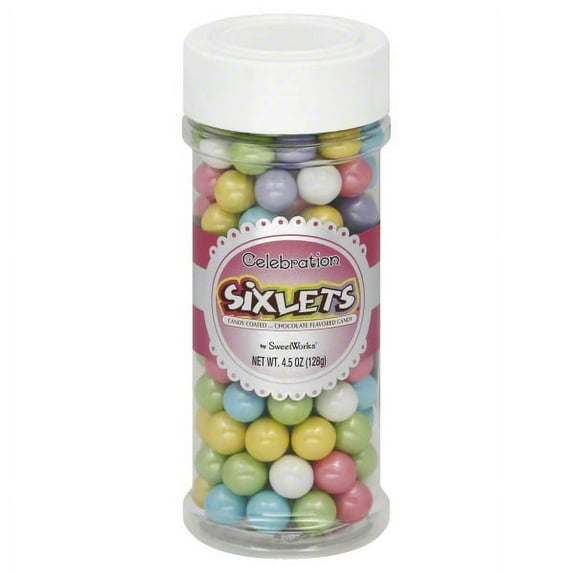 Oak Leaf Confections Celebration Sixlets Candy, 4.5 oz