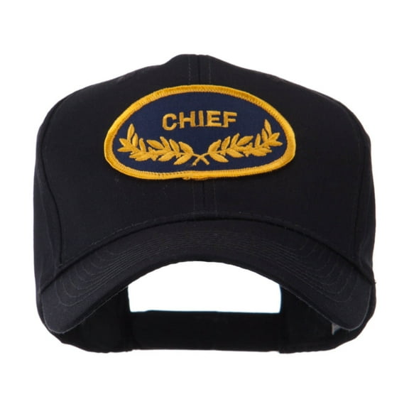 Oak Leaf Oval Shape Military Patch Cap - Chief OSFM