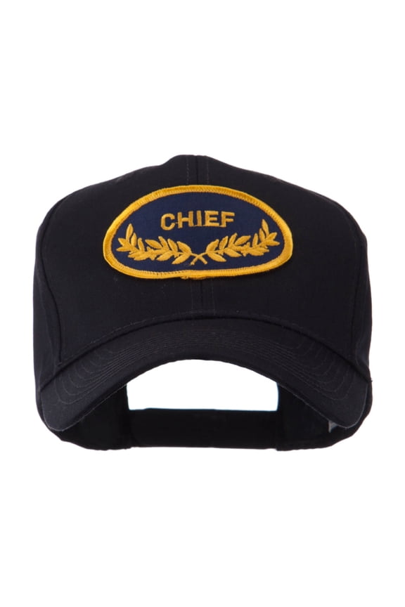 Oak Leaf Oval Shape Military Patch Cap - Chief OSFM
