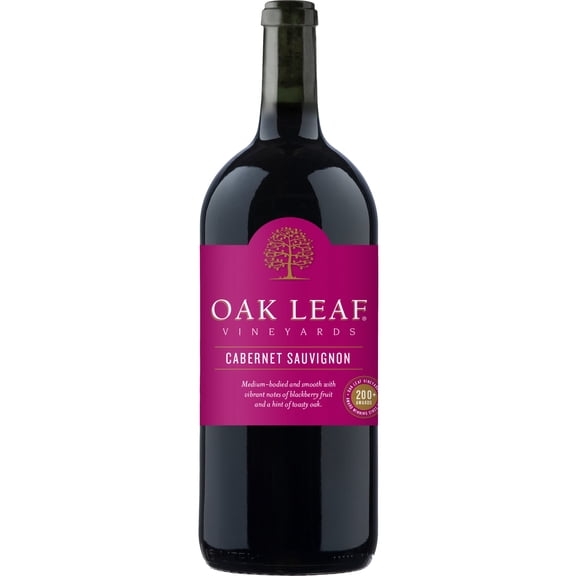 Oak Leaf Vineyards Cabernet Sauvignon, Red Wine, 1.5L