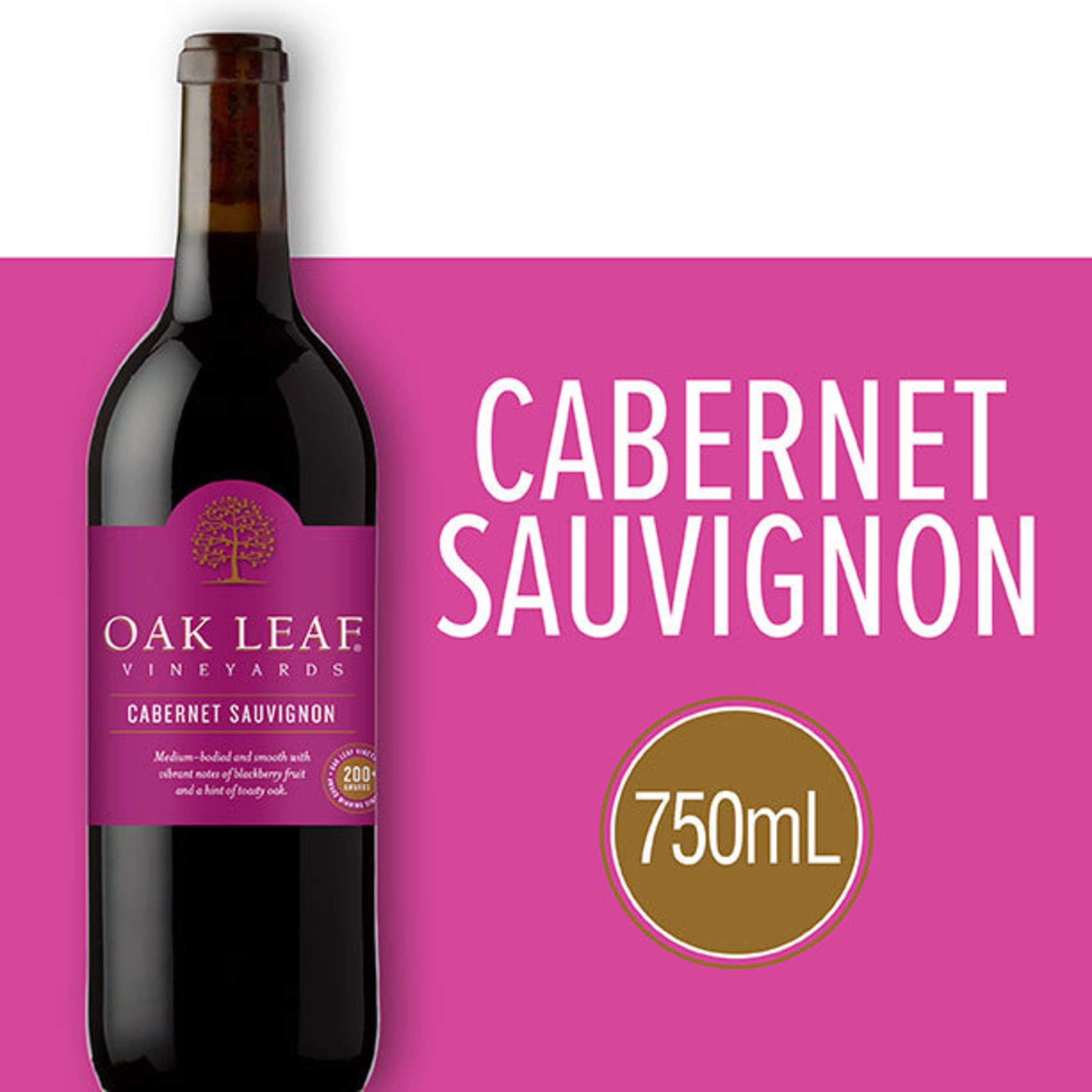 Oak Leaf Vineyards Sauvignon Red Wine, 750 ml Glass, ABV 13.00