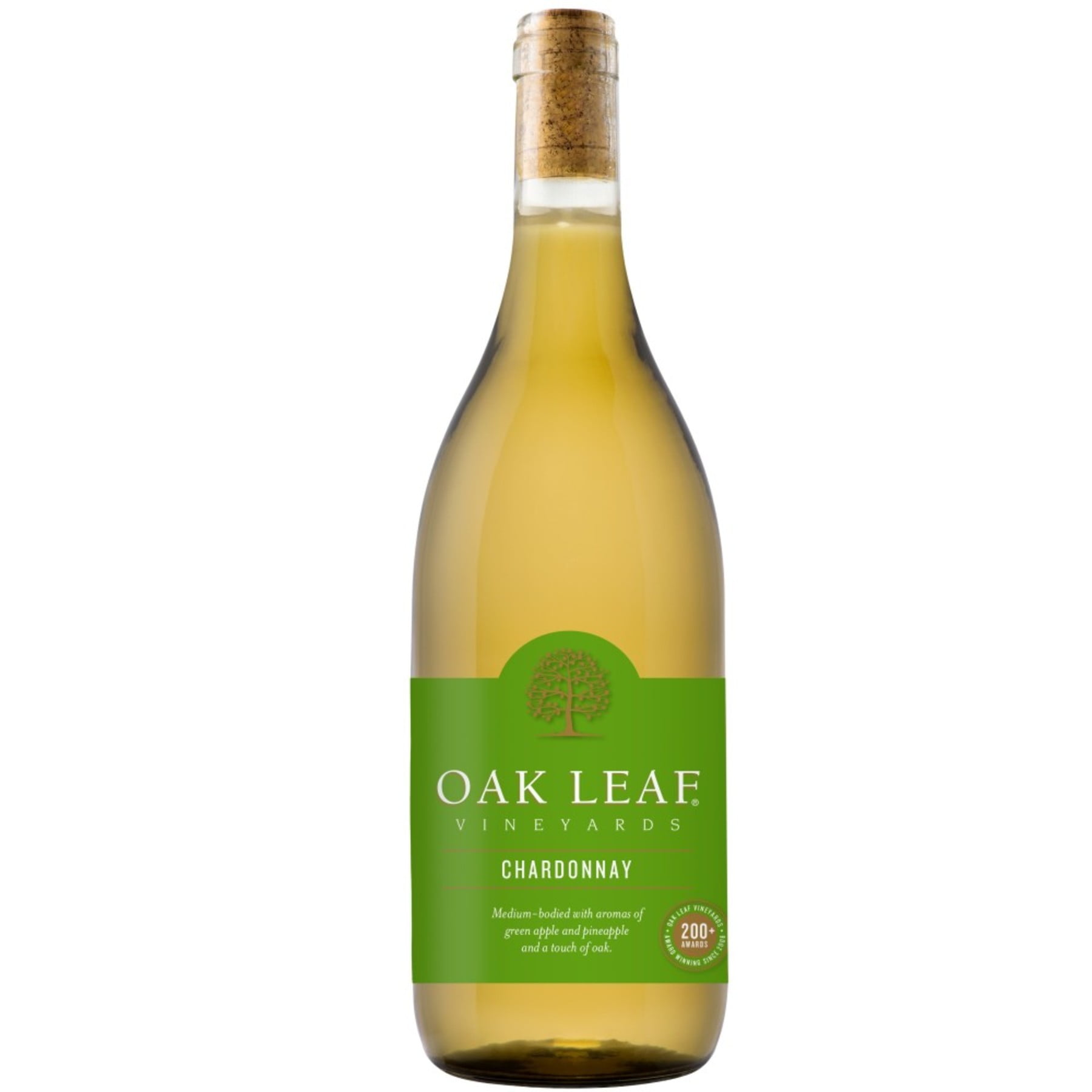 Oak Leaf Vineyards Chardonnay White Wine, 750 ml Bottle, 12.5% ABV