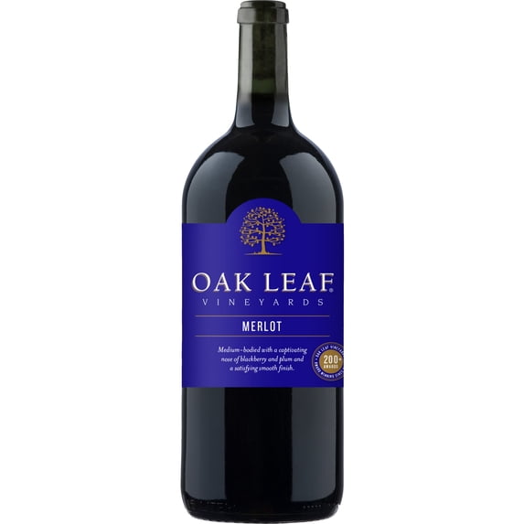 Oak Leaf Vineyards Merlot, Red Wine, 1.5L