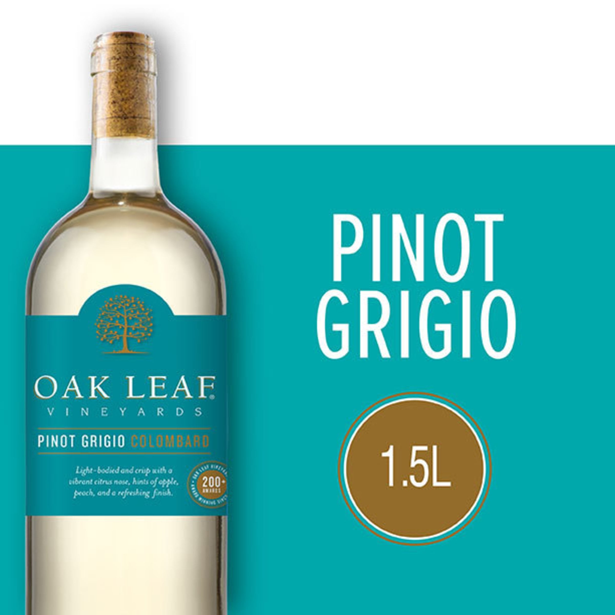 Oak Leaf Vineyards Pinot Grigio 1.5L, American