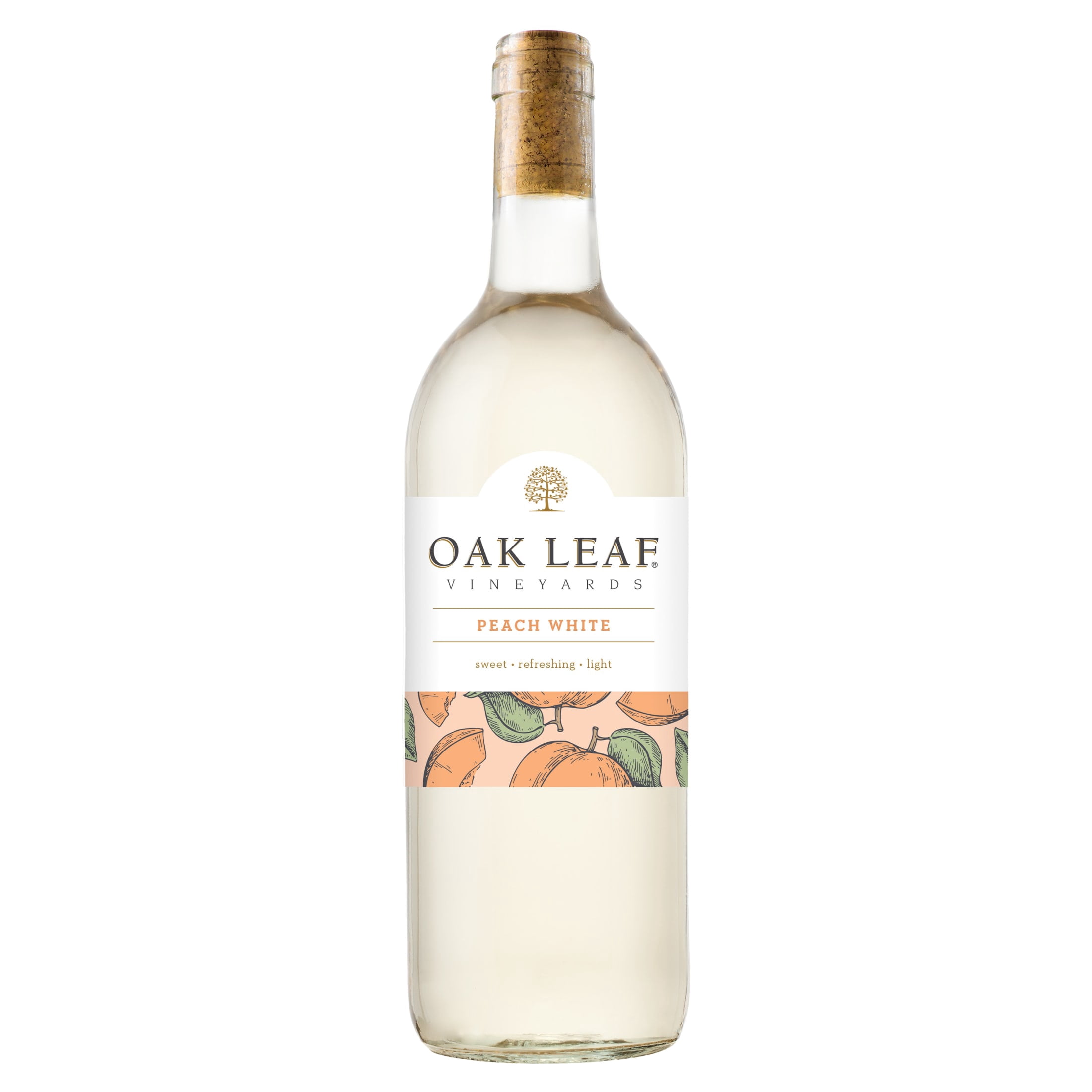 Oak Leaf Vineyards Peach White Wine, 750ml, 9% ABV - Walmart