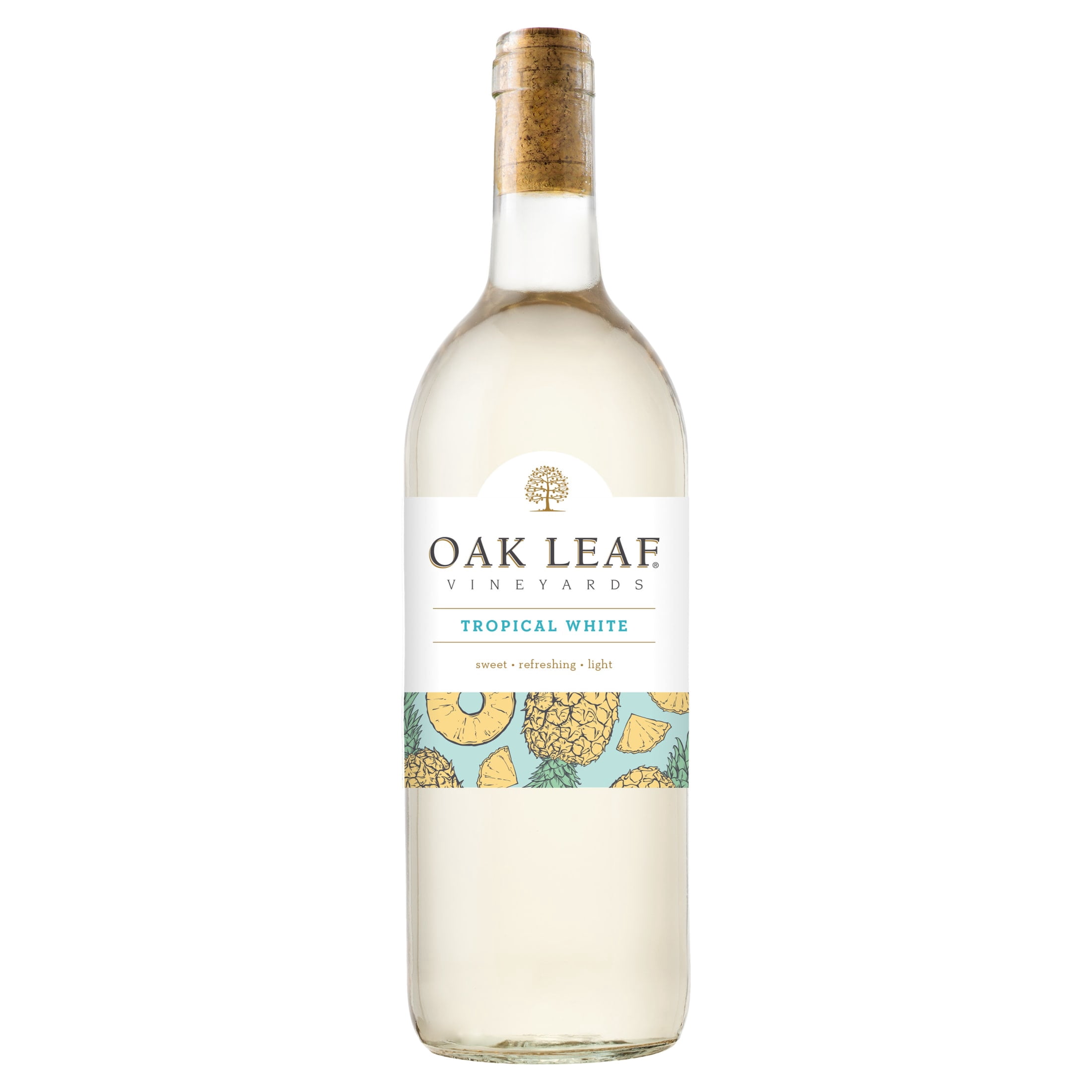 Oak Leaf Vineyards Tropical White Flavored Wine 750ml with Bright
