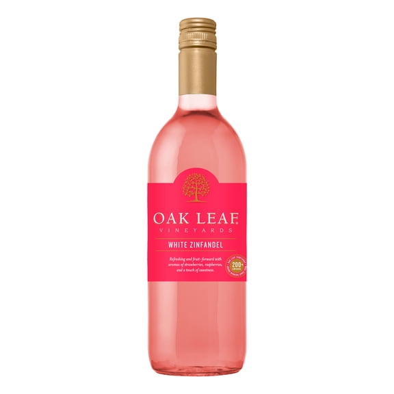 Oak Leaf Vineyards White Zinfandel, Pink Wine, 750ml, 10.5% ABV