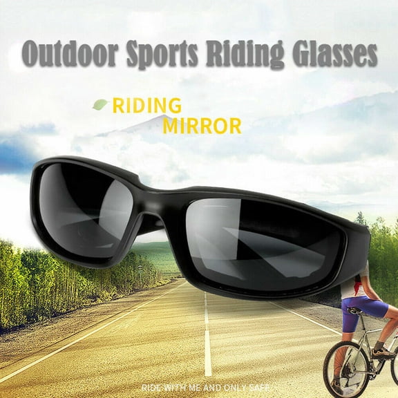 Oak Living Motorcycle Sports Riding Glasses Wind Resistant Eye Protection Goggles, Polycarbonate Lenses for Cycling, Running, Climbing, Fishing, Hunting, Hiking, and Outdoor Activities