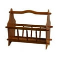 thumbnail image 1 of Back2Basics 14" Oak Magazine Rack, 1 of 1