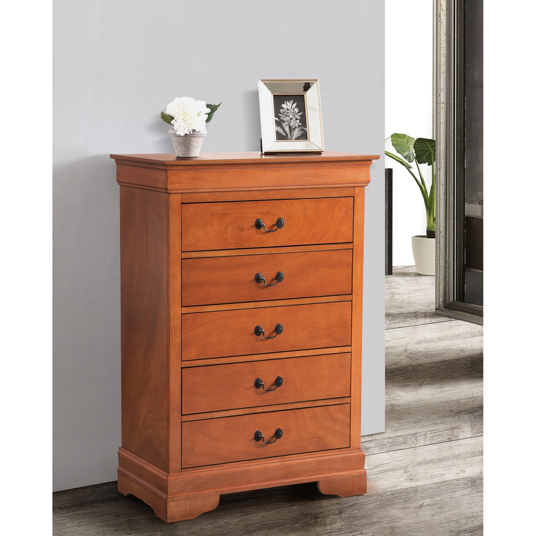 Oak Main Color - Metal Center Guides - Bedroom Furniture / Added ...