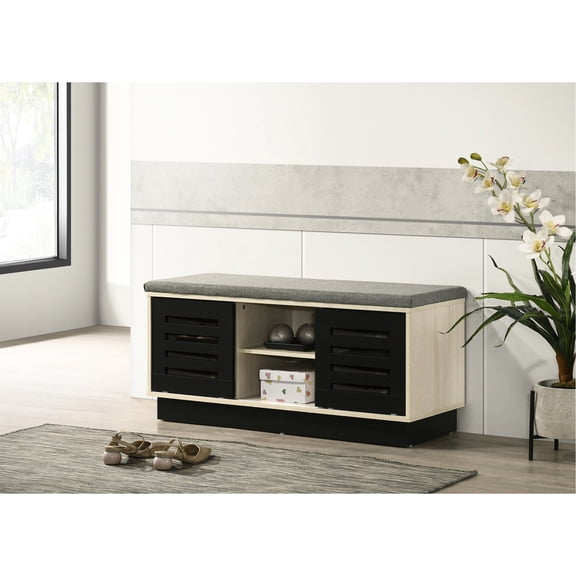Oak Main Color - Open Shelf for Easy Access - Entryway Organization - Combine Function and Design